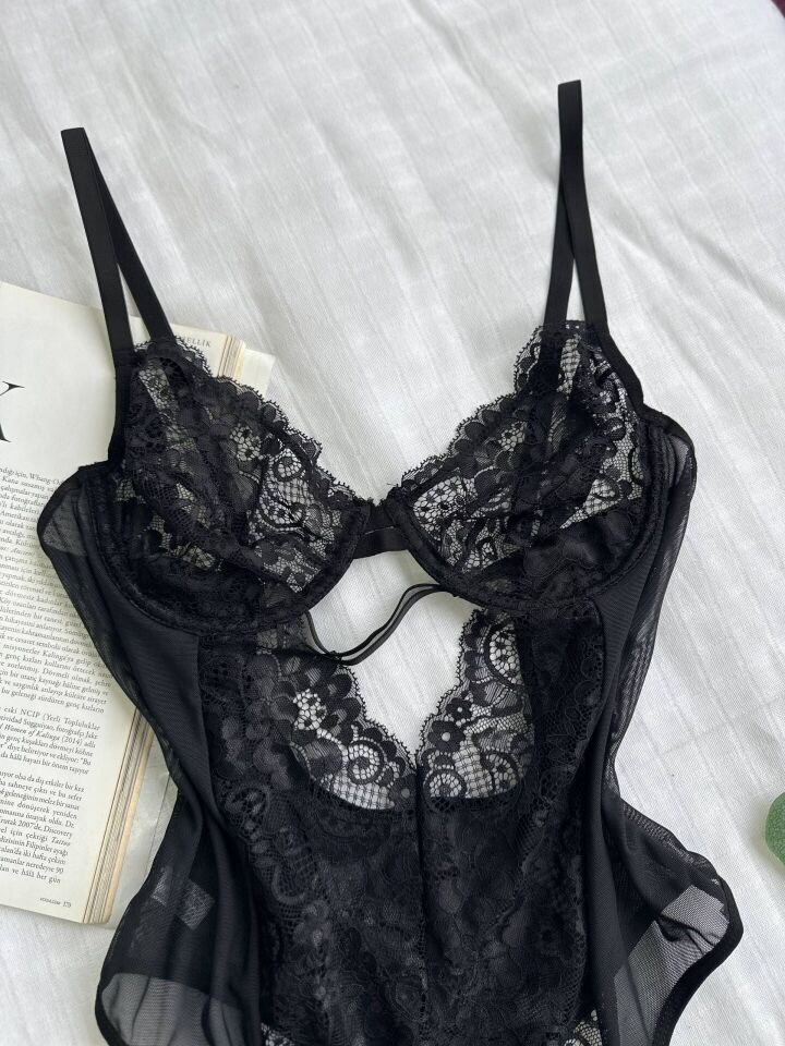 Wine Desire – Black | Balenli Dantelli Body
