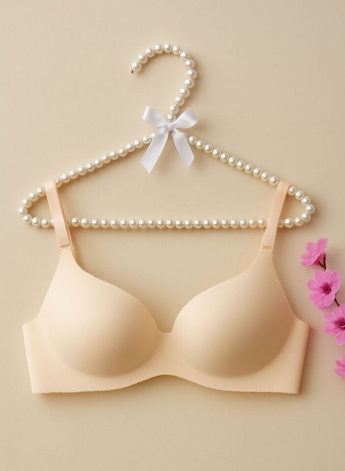 Nude Laser Cut Dolgulu Lazer Kesim Dikişsiz Sütyen